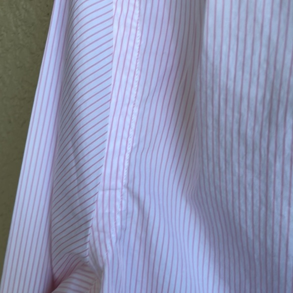 LN 🏇Ralph Lauren Dress Shirt  Slim Pinstripe Pink Pony - Picture 6 of 6